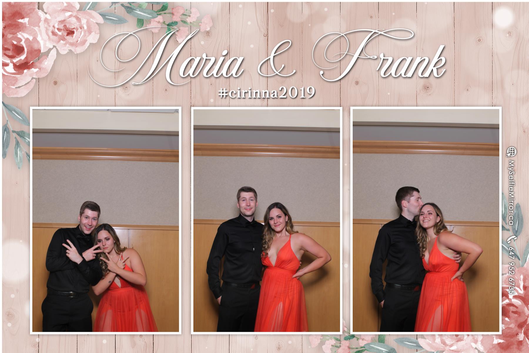 Wedding of Frank and Maria  | View more photos from the event at gallery.myselfiemirror.ca/u/romanmyselfiemirrorca/Wedding-of-Frank-and-Maria